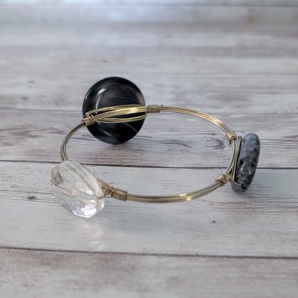 Bangle with 3 Accents - Picture 9 of 12